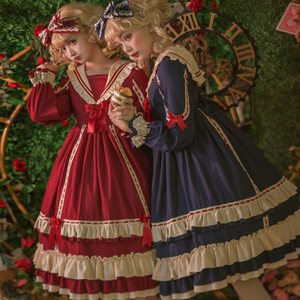 
Miss Betty lolitaop long-sleeved original skirt genuine spot retro palace style high waist Lolita princess skirt