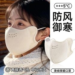 Warm Mask 2025 New Model High Aesthetic Value for Women, Windproof and Cold-Resistant, Autumn and Winter Warm Face Mask, Uv Protection, Northeast Anti-Freeze Face Cover