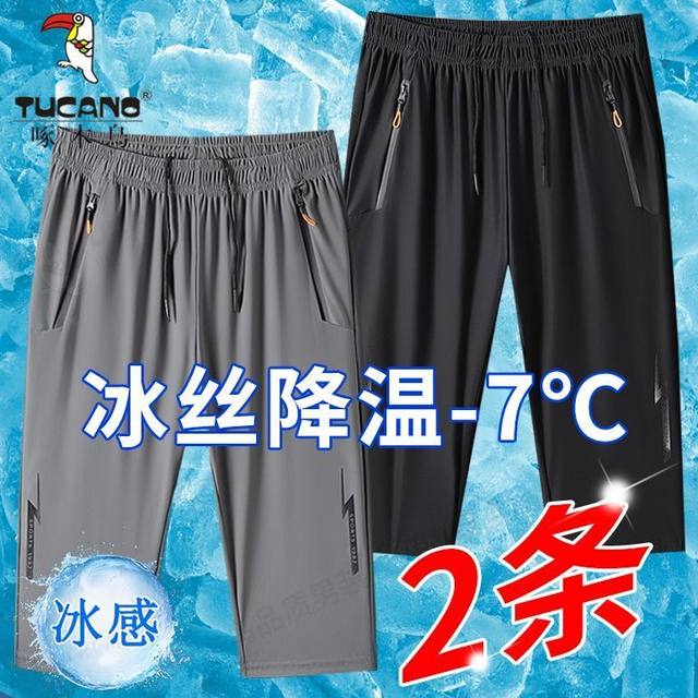 Meshirons Ice Silk Mesh Panel Pants – Men's Quick-Dry Casual Pants With Ventilation & Stretch