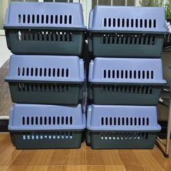 Large Pet Travel Carrier, Breathable Transport Box for Outdoor Use