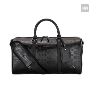 
Jordan letter logo large-capacity durable leather roll-type sports storage travel hand-held shoulder fitness bag
