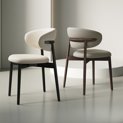 Solid wood dining chair home simple modern dining table chair