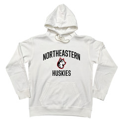 Spring, Autumn and Winter Fleece-Lined Northeastern University Hooded Sweatshirt Vintage American Style Northeastern Sweatshirt
