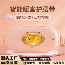 Cartoon Palace Warmer Belt for Auntie, Electric Abdominal Heating Warmer, Pain Relieving Hot Compress Abdominal Massager