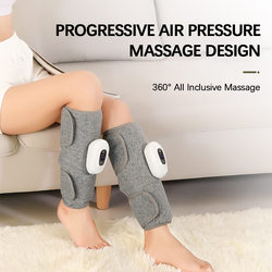 Cross-border air pressure hot compress calf massager leg massager meridian dredging fully automatic kneading leg beauty instrument