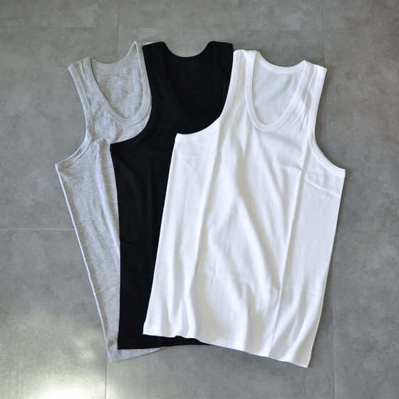 
2 free shipping for men's vest pure cotton slim bodybuilding sports hurdling base solid color full cotton sweat vest men's summer