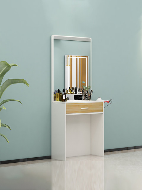 Hairdressing shop mirror barber shop dressing, makeup mirror table single double -sided hair salon mirror belt cabinet beauty hairdressing mirror table
