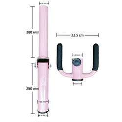 Convenient T-Bar Fitness Hip and Back Handle Barbell Fitness Accessory Small Size Efficient Fitness Equipment