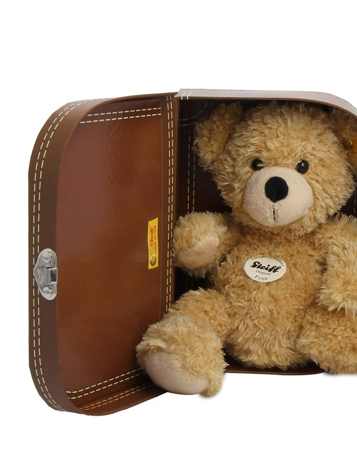 手提箱里的芬恩小熊毛绒玩具熊礼盒装
