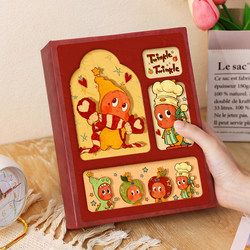 Star People Leather Small Photo Album Commemorative Book 5-Inch 6-Inch Couple Baby Photo Storage Album 5inch Six Family Photo Album