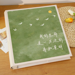 Couple Travel Photo Album, Large-Capacity Family Mixed Horizontal and Vertical Commemorative Album with Insert Pages for Recording, 5-Inch and 6-Inch Photo Storage