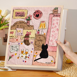 DIY Self-Adhesive Laminated Photo Album Commemorative Book for Couples and Children, 3inch Polaroid Photo Storage Album, 5-Inch, 6-Inch