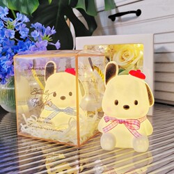 Internet celebrity Pacha Dog Night Light Cute Desktop Atmosphere Light Ornament Exquisite Birthday Gift Girls Event Souvenir