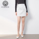 kodice autumn and winter new women's white skirt half skirt A-line skirt short skirt floral chain fashionable temperament