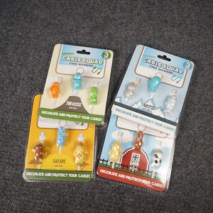 External single cartoon small animal bites a data cable protective cover, universal charging head protection and anti breakage for cable biting device