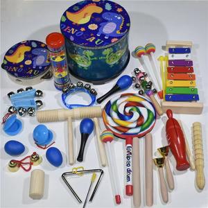 
Orff Musical Instrument Textbook Kindergarten Baby Early Education Music Class Teaching Aids Sand Hammer Children Percussion Instrument Set Combination