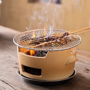 慢做户外老式土陶耐高温煮茶炉