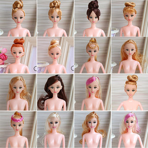 
19cm half-body cake decoration doll mold princess ornament girl birthday dressed up as a naked baby doll