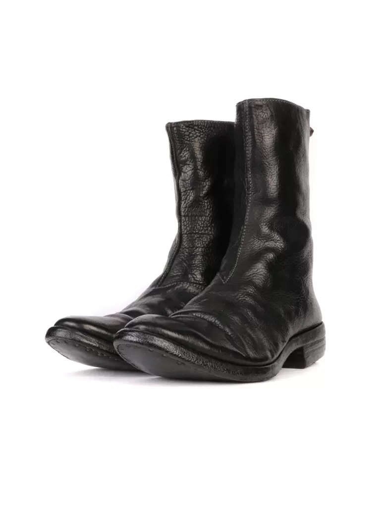 GUIDI 3006FZ FRONT ZIP LEATHER BOOTS #深紫色-Taobao