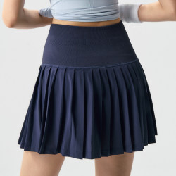 Outdoor running sports short skirt high waist slim pleated skirt