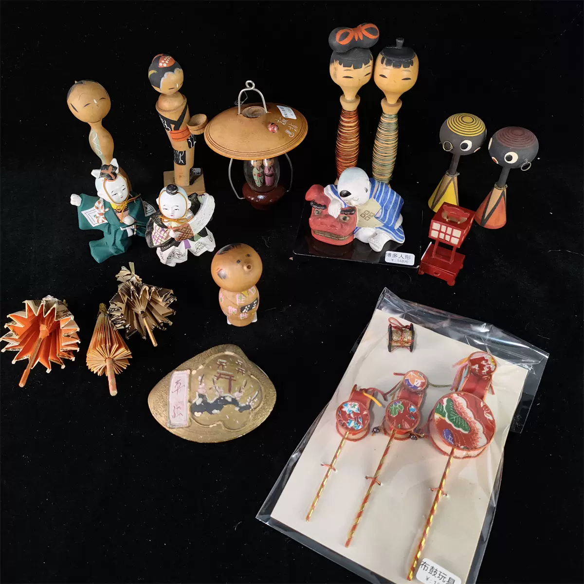 A046 寿久賀作 開運獅子 獅子頭 獅子舞 古民具 木彫 開運木製彩色獅子頭