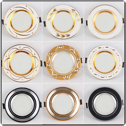 Downlight Led Ceiling Light Embedded for Home Use 5 Watts Three-Color Dimming Living Room Corridor Ceiling Hole Light Cat's Eye Light Spotlight