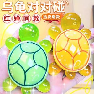 
TikTok's same internet celebrity luminous turtle plastic fluorescent ornaments turtle pair toy model ornaments dolls