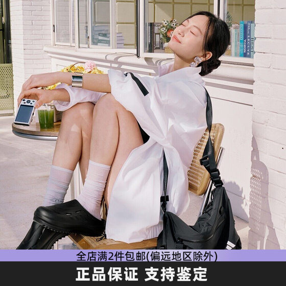 
Adidas Adidas genuine crossbody bag men's and women's bag black large capacity shoulder bag casual commuter bag