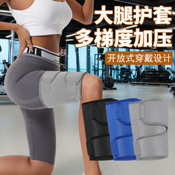 Thigh Protector Open-Type Wearable Sports Protective Gear for Running, Fitness, Yoga, Pilates Training, Unisex