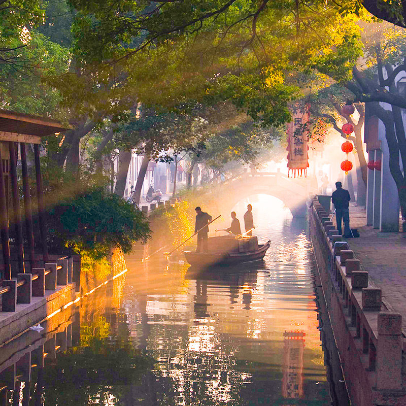 【私家团】上海出发苏州园林+周庄2日游 2-10人专车专导 赠意外险