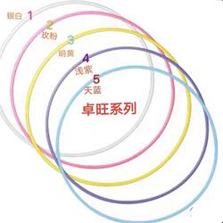 Zhuowang's New Standard Rhythmic Gymnastics Elastic Ring with a Soft Feel for Competition, Training, Fitness, and Dance, Dual-Purpose and Tangle-Free