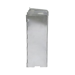 Outdoor folding card -type furnace aluminum alloy windshield blocking puzzle purse pork cooker cooking flat gas furnace wine refined furnace furnace wind cover
