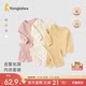 Tongtai baby underwear set spring and autumn boys and girls clothes home clothes split pajamas autumn clothes autumn pants pit strips