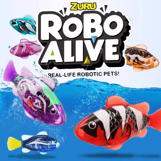 
ZURU Lebo clown fish simulated electric fish pet fish boy girl baby baby bath play water toy