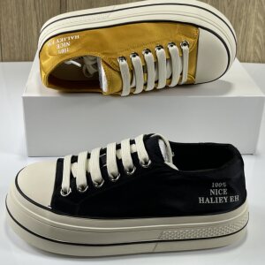 
Thick-soled Spanish satin breathable white shoes for women 2025 spring and autumn new big-toe canvas bread shoes sports shoes