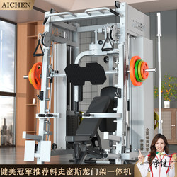 Flying Bird Gantry Fitness Home Gym Smith Machine Comprehensive Training High Pull-Down Squat Bench Press Multi-Functional All-In-One Rack