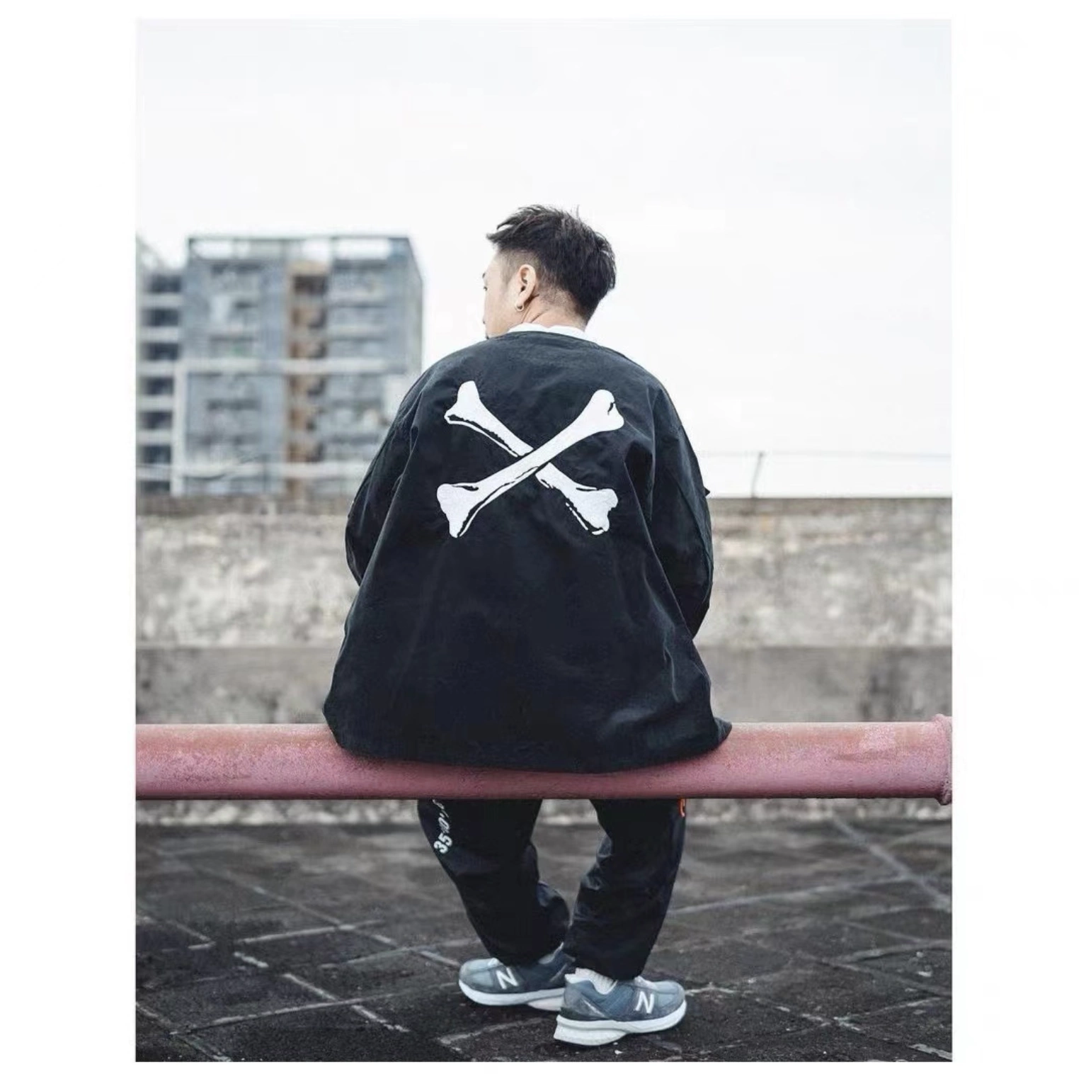 WTAPS SCOUT LS NYCO TUSSAH無領骨頭刺繡風衣襯衫外套CityBoy風 - Taobao