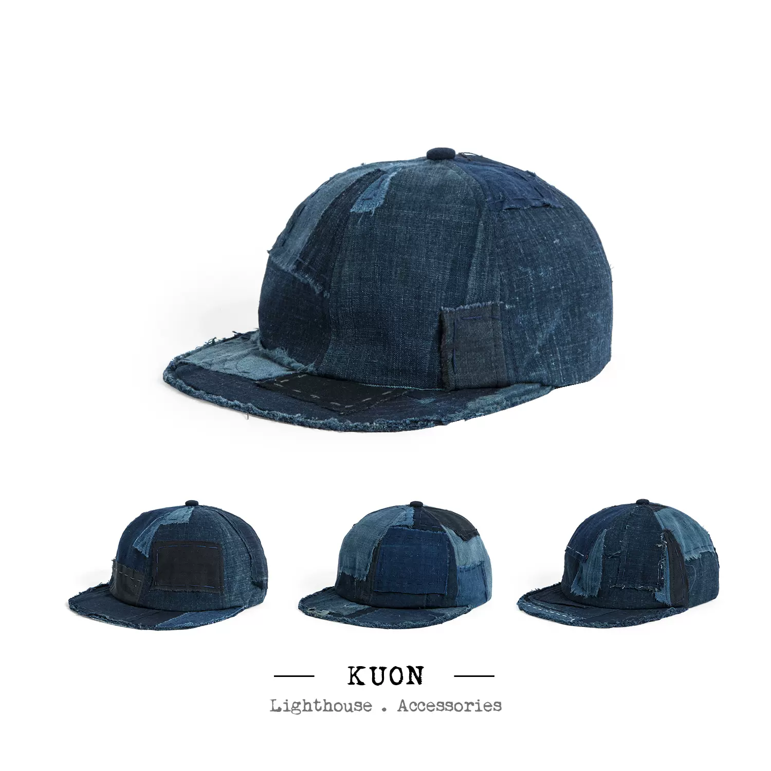 6/7【KUON】BORO 6Panel cap-