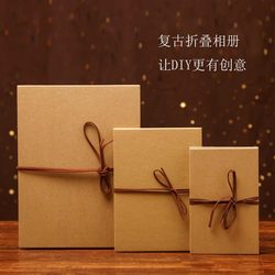 Accordion-Style Pop-Up Book DIY LAOSHU Couple's Memory Album Accordion Folding Book Graduation Season Classmates Photo Album DIY Handmade Gift Photo Album Accordion Book Growth Memories Travel Binder