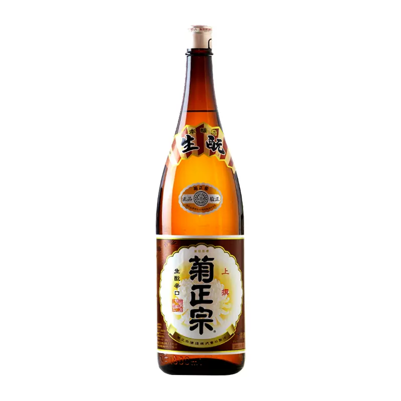 洋酒1.8L日本进口菊正宗上撰清酒日式正品米酒瓶装发酵