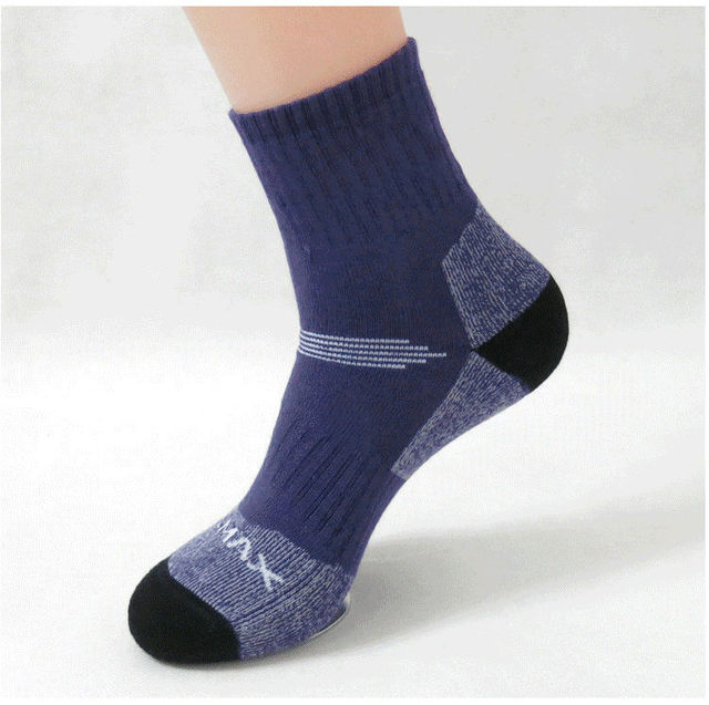 Thickened warm sports socks women's sweat-absorbing outdoor socks men's ...