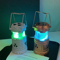 Nuclear Reactor Ambient Light Portable Night Light Resin Micro Nuclear Energy Device Battery Lantern Ornament for Your Boyfriend