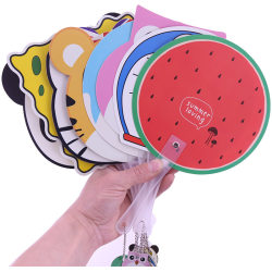 Creative Animal Cartoon Small Fan, Summer Cooling Fan, Summer Plastic Hand Fan, Gift, Cute, Portable for Students