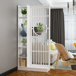 New Chinese-Style Screen Partition Shelf Living Room Decorative Wall Simple Modern Office Entrance Hallway Cabinet
