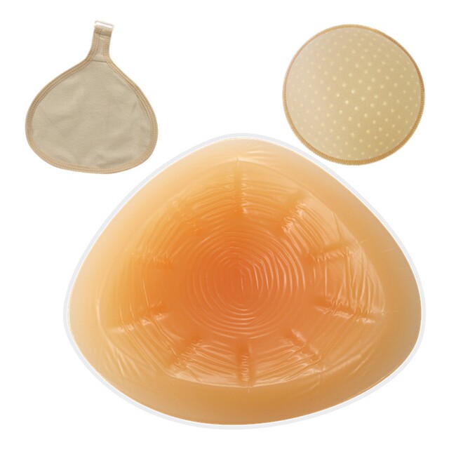 SOFTMARY Silicone Breastplate - Breathable Fake Boobs With Hollow Back & Low Collar For Summer Wear