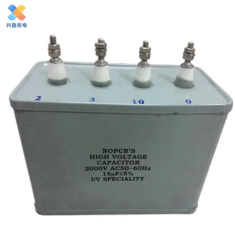 Tuổi thọ đèn UV tụ điện đặc biệt 15UF2KV2000V2.5KV tụ điện biến áp UV chữa tụ đèn