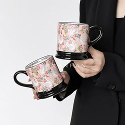 Anfan Retro Ceramic Cup, High-Value Mug, Coffee Cup, Home Office Water Cup, Breakfast Cup, Milk Cup