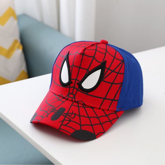 Gorra Spiderman Niño Gorra De Béisbol Spiderman Para Niños - Ajustable, Color Azul, Edad 6-8 Años Accesorio Spiderman Verano