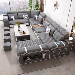 Simple Modern Detachable and Washable Cat Scratch-Resistant Sofa Set for Large and Small Apartments, Corner Chaise Lounge, Washable Fabric Sofa for the Living Room