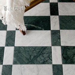 Old Money Style Kitchen Balcony Courtyard Tiles Bathroom Background Wall Tiles Handmade Vintage Surface Stone Mosaic